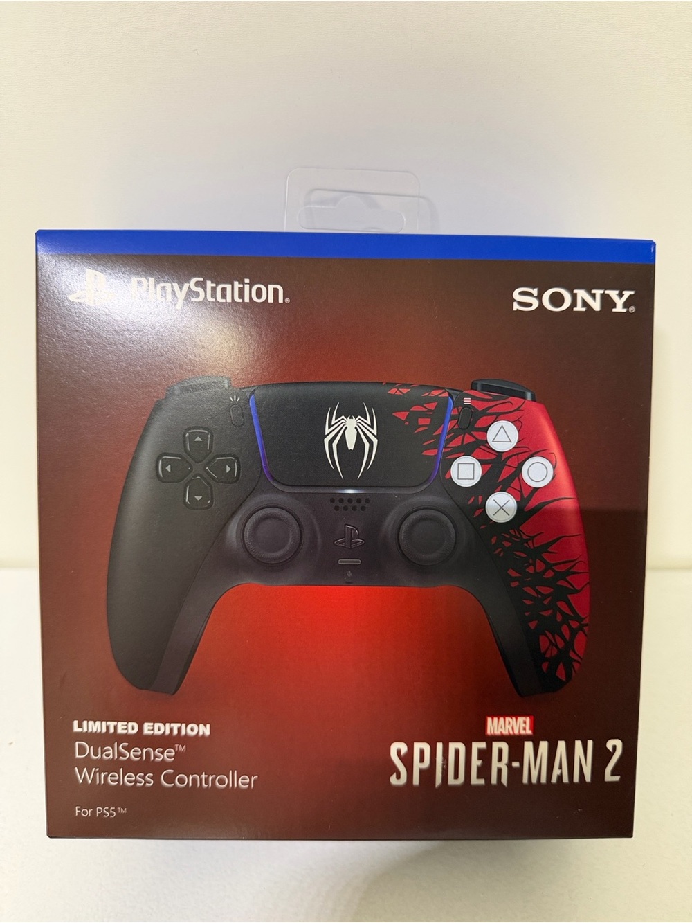 Spider-Man 2 Limited Edition PlayStation 5 / PS5 Sony DualSense Controller (NEW)